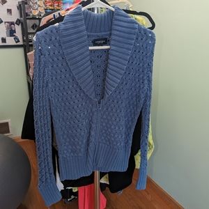 💙Sonoma zipup small knit cardigan
